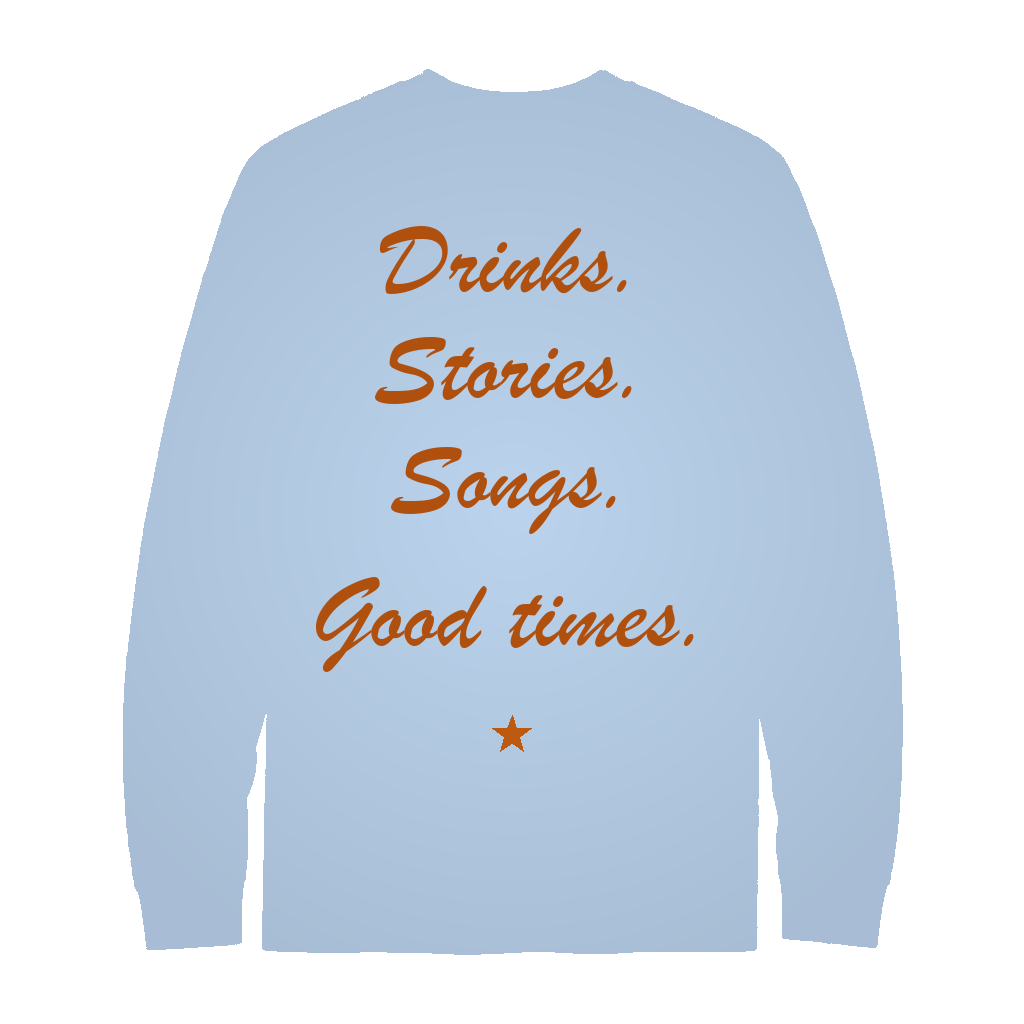 Light Blue Long Sleeve back — Beer and Sunshine